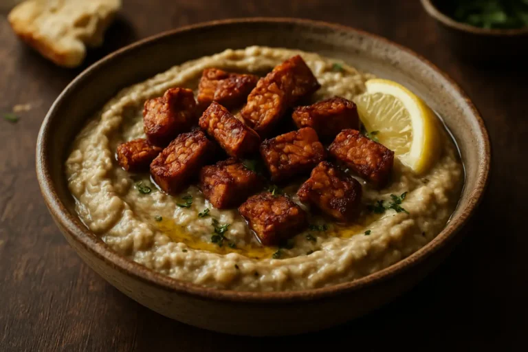 Smoky Tempeh Baba Ganoush
